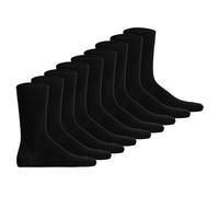 Hudson Unisex Calzini, 9er Pacco - Easy, Fascia Elastica, Base Bianco e Nero