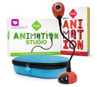 HUE Animation Studio: Kit Completo di Animazione Stop Motion (Telecamera, Software, Libro in Lingua Inglese) per Windows/macOS (Telecamera rossa con custodia)