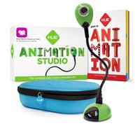 HUE Animation Studio: Kit Completo di Animazione Stop Motion (Telecamera, Software, Libro in Lingua Inglese) per Windows/macOS (Telecamera verde con custodia)