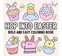 Hop Into Easter: Bold and Easy Coloring Book