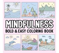 Hue Coloring Hue Coloring Mindfulness Bold and Easy Coloring Book (Tascabile)