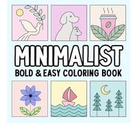 Hue Coloring Minimalist Bold and Easy Coloring Book (Tascabile)
