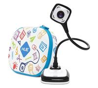 HUE HD Pro: Visualizzatore di Documenti e Telecamera USB Flessibile (Telecamera nera con custodia bianca)