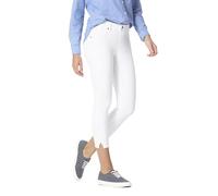 Hue Leggings Capri da Donna in Denim Essenziale, con Tasche, Bianco, 2X