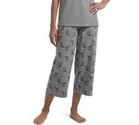 Hue Women's Printed Knit Capri Pajama Sleep Pant