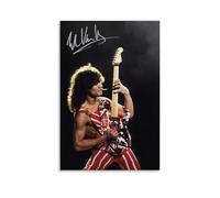 HUEAEHAHE Eddie Van Halen (3), poster decorativi su tela, poster estetici, stampa artistica da parete, 30 x 45 cm, senza cornice