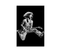 HUEAEHAHE Eddie Van Halen - Poster decorativo su tela, stampa artistica da parete, 30 x 45 cm, senza cornice