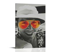 HUEAEHAHE Poster decorativo su tela, motivo: paura e delirio a Las Vegas (1), poster decorativo da parete, 20 x 30 cm, stile cornice
