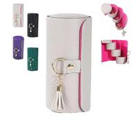 Hueborne Portagioie da Viaggio A Tre Strati: Una Scatola Portaoggetti Multistrato Delicata E Compatta con Fodera in Velluto E Chiusura con Cerniera.(Gray)