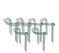 Hueborne Supporto for Piante Verdi 20x35 Cm - Supporto da Giardino Semicircolare Riutilizzabile for Piante Rampicanti, Resistente Gabbia for Piante da Interno/Esterno(20)