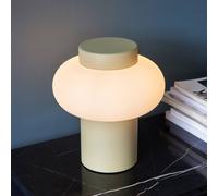 Hübsch Camp lampada da tavolo, ferro, vetro, E14, altezza 25 cm Hübsch