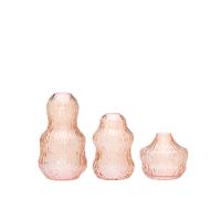 Hübsch Fuyu Vaso Set di 3 Marrone