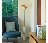 Hübsch Lampada LED da pavimento Reflector, color arancione, altezza 160 cm, ferro Hübsch