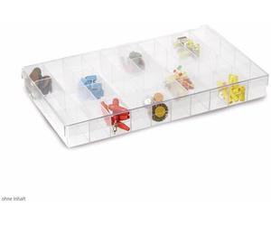 Huefner Duebel - Scatola di assortimento (lunghezza x larghezza x altezza) 358 x 210 x 43 mm, numero di scomparti fissi: 40 divisori fissi, 1