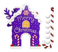 Huehkir Gioco Di Golf A Tema Pan Di | Set Di Gioco Per Natale Con Pan Di ,Set Giocattoli Mini Golf Casa | per Feste Famiglia Cortile Salotto Riunione Esterno Interno Campeggio Picnic