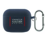 Hülle Case CG Mobile AirPods Pro 3 Silikon Blu Logo Red Bull Con Karabiner