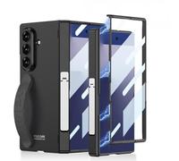 Hülle Custodia per Fold7 Cover + Penna + Wrist Strap + Stand Hinge + Metal Lens Ring,Slim Case per Samsung Galaxy Z Fold7(2)