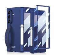 Hülle Custodia per Fold7 Cover + Penna + Wrist Strap + Stand Hinge + Metal Lens Ring,Slim Case per Samsung Galaxy Z Fold7(4)