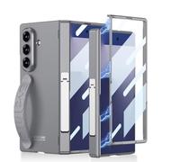 Hülle Custodia per Fold7 Cover + Penna + Wrist Strap + Stand Hinge + Metal Lens Ring,Slim Case per Samsung Galaxy Z Fold7(3)