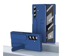 Hülle Custodia per Fold7 Cover + Wrist Strap + Bracket + Metal Lens Ring,Slim Case per Samsung Galaxy Z Fold7(2)