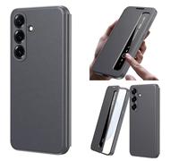 Hülle Custodia per Galaxy S25+ Cover Smart View Window Flip Case + Ultrathin,Folio Shell per Samsung Galaxy S25 Plus(3)