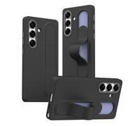 Hülle Custodia per Galaxy S26 Cover + 3 Pulsanti NFC Smart + Cinturino da Polso e Supporto + Anello Lente in Lega,Standing Grip Case per Samsung Galaxy S26(5)