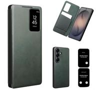 Hülle Custodia per Galaxy S26+ Wallet Cover Smart View Window Flip Case + Premium Leather,Folio Shell per Samsung Galaxy S26+(2)