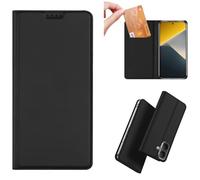 Hülle Custodia per Poco X8 Magnetic Flip Cover Wallet Case(Nero) | Cuir Folio,Built-in Stand