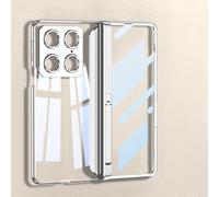 Hülle Custodia per Razr Fold Cover + Glass Film + Stand Hinge + Wireless Charge,Clear Case per Motorola Razr Fold(1)