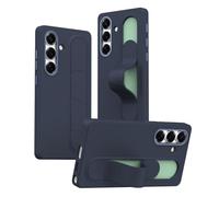 Hülle Custodia per S26 Plus Cover + 3 Pulsanti NFC Smart + Cinturino da Polso e Supporto + Anello Lente in Lega,Standing Grip Case per Samsung Galaxy S26 Plus(5)