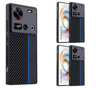 Hülle Custodia per Z70 Ultra Cover Fibra Carbonio,Textured Pelle Sottile Case Bumper Shell per ZTE nubia Z70 Ultra(3)