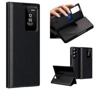 Hülle Smart Window Custodia per Fold8 Ultra Flip Wallet Cover(Nero) | Card Slot Folio Case,Rispondere alle chiamate senza aprire la copertina