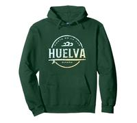 Huelva España - Retro Huelva Spagna Vintage Surf Felpa con Cappuccio