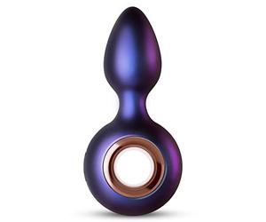 Hueman Deep Space Buttplug Vibrante, Buttplug per Uomo e Donna, Ottimo per Gli Amanti della Stimolazione Anale, Giocattolo Anale Vibrante Silenzioso, Lunghezza Inseribile 6.50 cm, Viola
