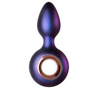 Hueman Deep Space - vibratore anale ricaricabile - silicone viola