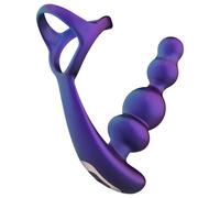 Hueman Stellar Force Butt Plug with Cockring