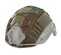 Huenco Copertura per casco tattico a rete per casco Ops-Core Fast PJ (casco non incluso)