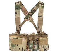 Huenco Tactical Assault Chest Rig 500D Molle Multicam Gilet tattico con Multi Tasche