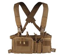 Huenco Tactical Assault Chest Rig 500D Molle Multicam Tactical Vest con Multi-tasche, T, L
