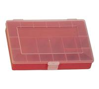 Hünersdorff 608100 Cassetta PP Compact, 8 Scomparti 170x250x46 mm, Colore Rosso