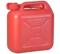 Hünersdorff Tanica Carburante Standard da 10 Litri, HDPE Colore Rosso, con omologazione Un, Accessori Rossi