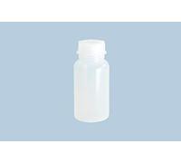 hünersdorff bottiglia a collo largo per il riempimento con tappo a vite in LD-PE (infrangibile e adatto agli alimenti), 750 ml, trasparente