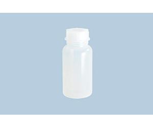 hünersdorff bottiglia a collo largo per il riempimento con tappo a vite in LD-PE (infrangibile e adatto agli alimenti), 750 ml, trasparente