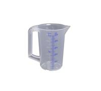 Hünersdorff Caraffa Caraffa 0,5l | Polipropilene (PP) | infrangibile e Lavabile in lavastoviglie | Manico Chiuso | Scala Blu | Made in Germany