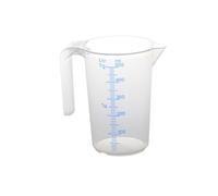 hünersdorff Caraffa graduata da 500 ml, PP, 2 scale Manico aperto, trasparente, impilabile