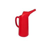 Hünersdorff Caraffe Graduate per Olio in HD-PE, 3.000 ml Rosso