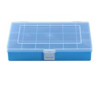 Hünersdorff Cassetta a scomparti PP COMPACT, 18 scomparti 170x250x46 mm, colore blu