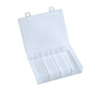 hünersdorff Cassetta a scomparti PP MINI, 0 scomparti 140x180x40 mm, colore trasparente