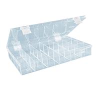 hünersdorff Cassetta a scomparti PS CLASSIC, 24 scomparti 225x335x55 mm, colore trasparente cristallino