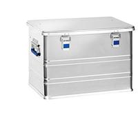 hünersdorff Cassetta in alluminio professionale da 73 litri, resistente agli spruzzi d'acqua, con guarnizione in gomma, leggera, robusta, maniglie pieghevoli, preparazione per serrature, colore: